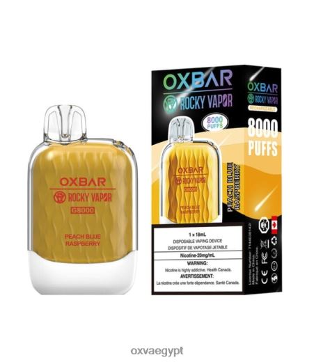 OXVA Online Store 84T06R37 | الخوخ والتوت الأزرق OXVA OXBAR G8000